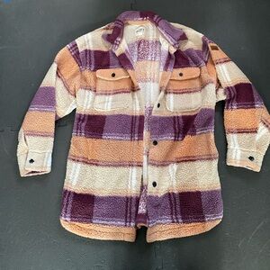 Roxy oversized sherpa shacket, M